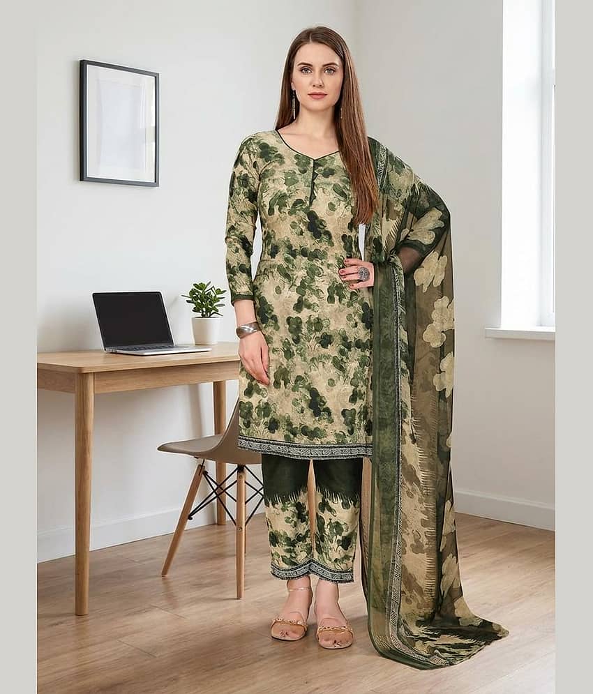 Kashvi Sarees Women's Crepe Unstitched Salwar Suit - Unstitched Fabrics | Buy online on ZillyBuy