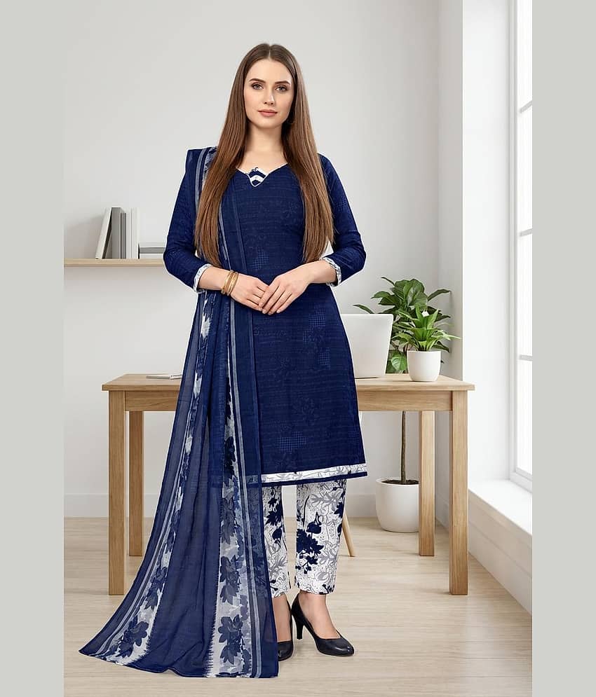 Kashvi Sarees Women's Crepe Unstitched Salwar Suit - Unstitched Fabrics | Buy online on ZillyBuy