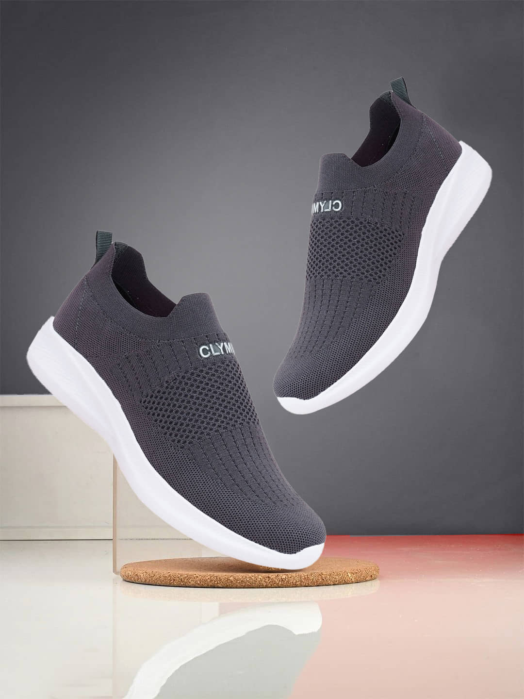 Clymb DRAGON Gray Men's Sports Running Shoes - Sports Shoes | Buy online on ZillyBuy