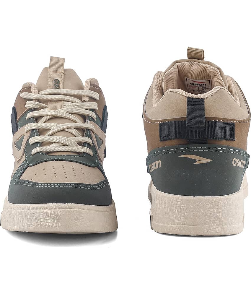 Buy ASIAN TARZAN-11 Beige Men's Sneakers - Image 9
