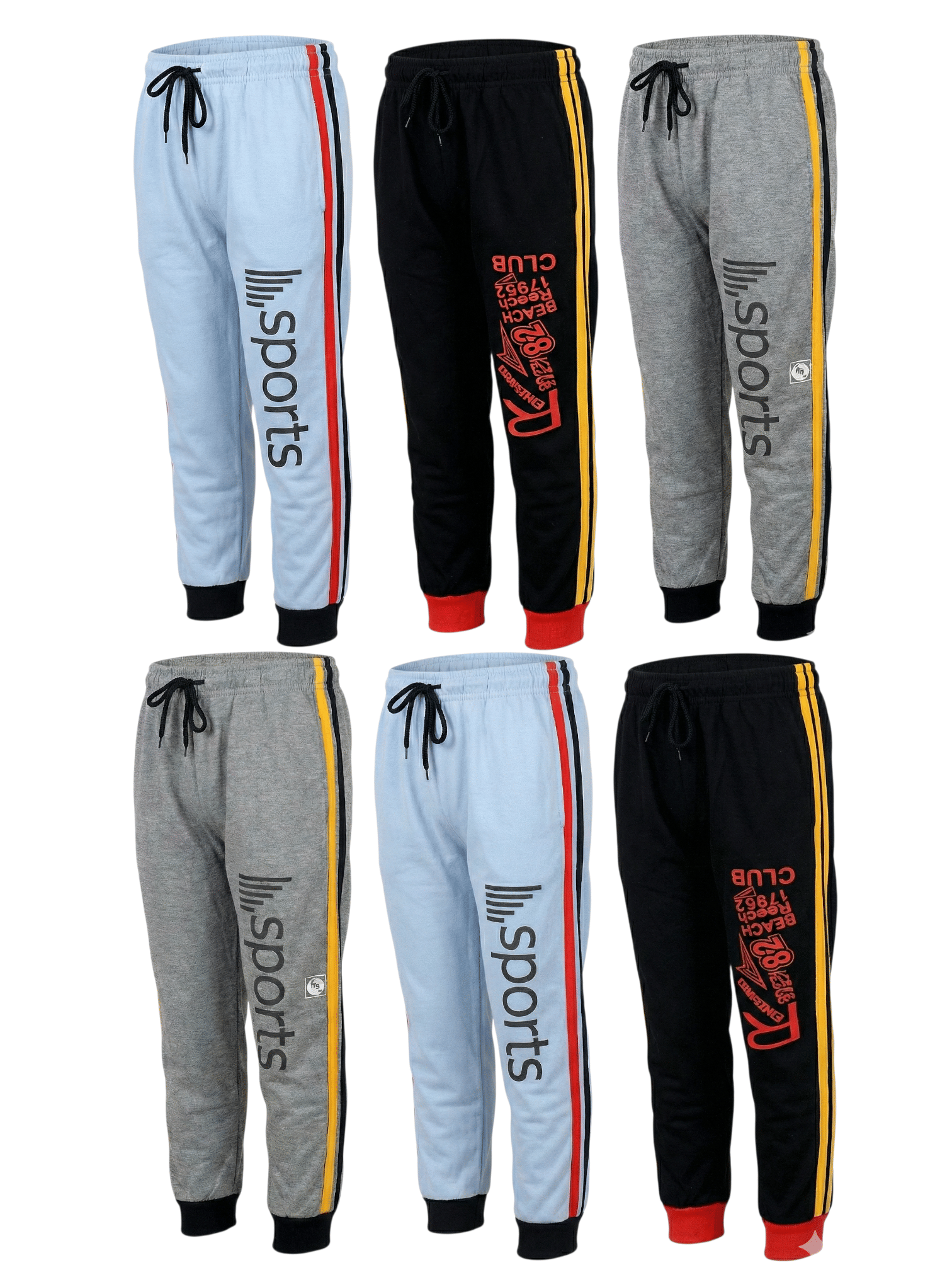 MATRIX ENTERPRISES Pack of 6 Boys Polyester Trackpant ( Multicolor 1 ) - Track Pants | Buy online on ZillyBuy