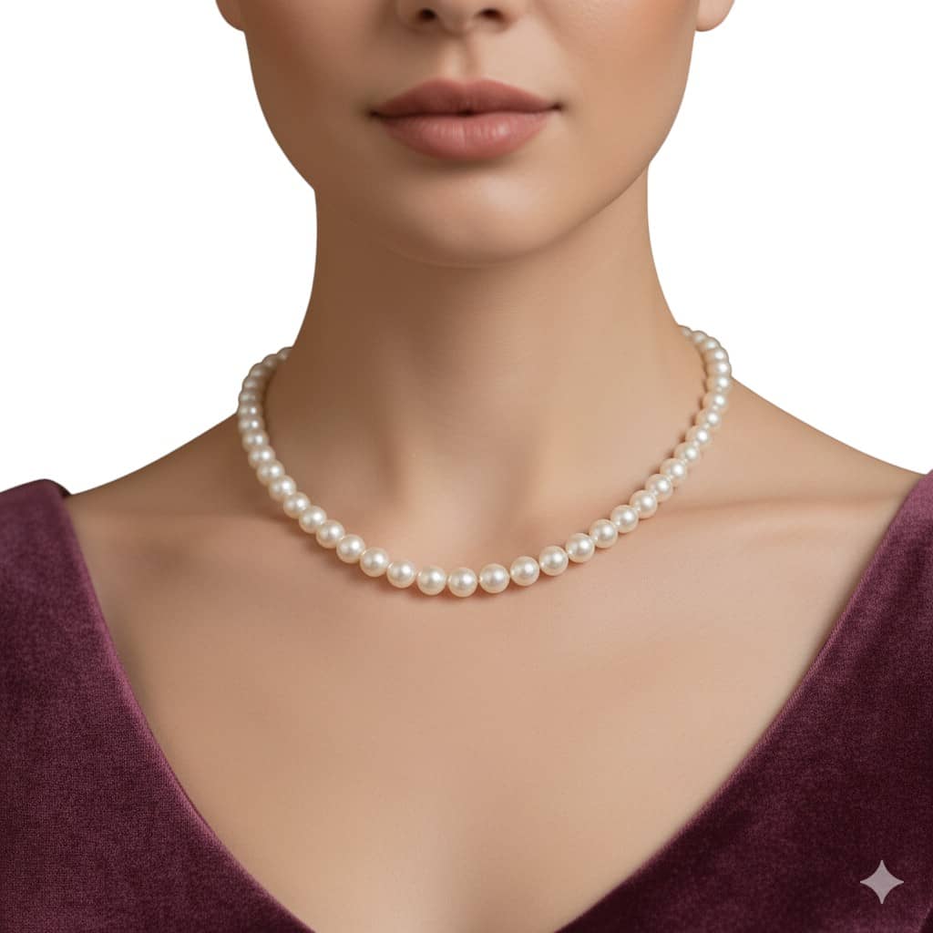NEOBABY Off White Pearls Necklace ( Pack of 1 )