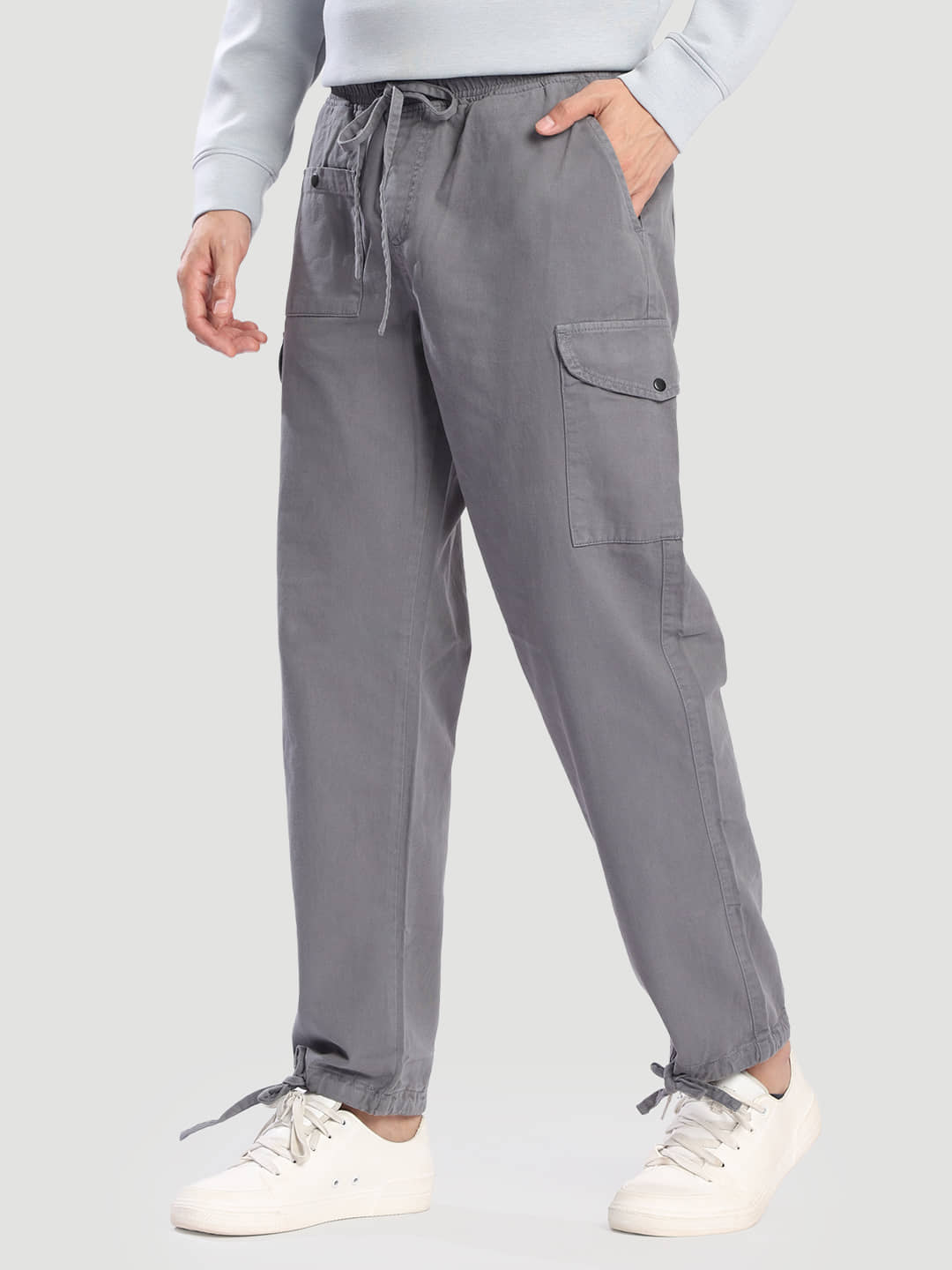 Bene Kleed Relax Men's Cargos - Grey ( Pack of 1 ) - Trousers | Buy online on ZillyBuy