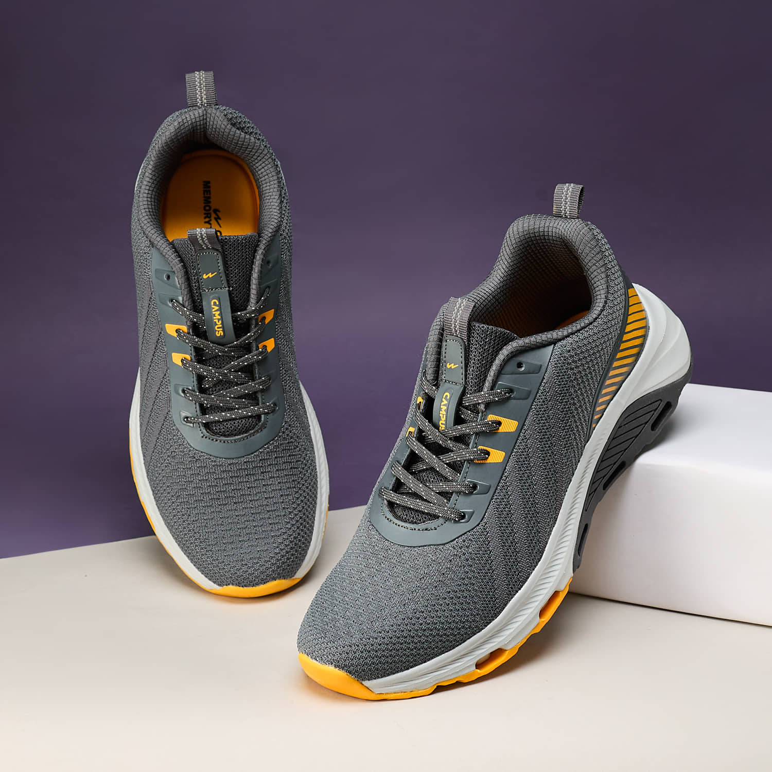 Campus PORTAL Gray Men's Sports Running Shoes - Sports Shoes | Buy online on ZillyBuy