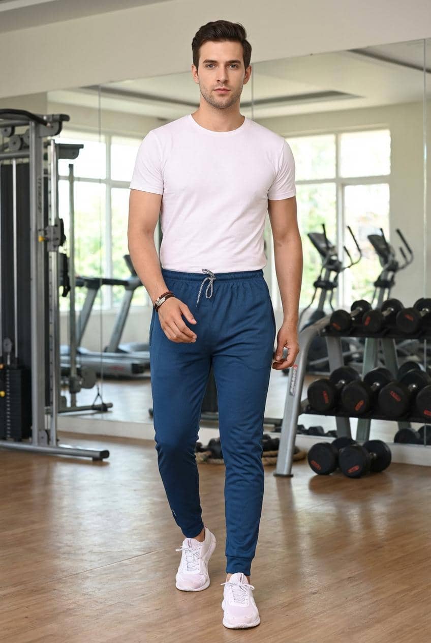 Kashvi Sarees BLUE Lycra Men's Trackpants ( Pack of 1 ) - Track Pants | Buy online on ZillyBuy