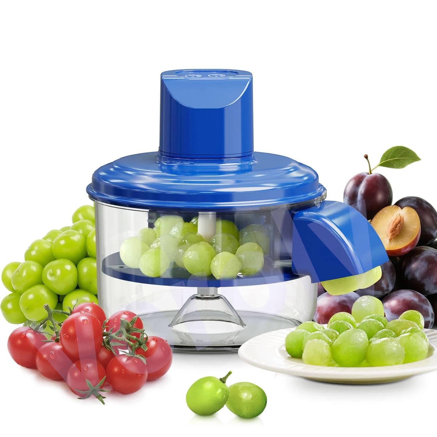 RAMDEV ENTERPRISE Electric Peeler Machine for Garlic & Small Fruits - Quick Automatic Peeler for Grapes, Tomatoes, Garlic with 200mm Stainless Steel Blade, for Home and Commercial Use