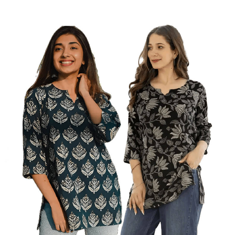 AK FASHION MALL Women Viscose Rayon Printed Straight Kurti ( Multicolor4 ) - Kurtis, Tunics | Buy online on ZillyBuy