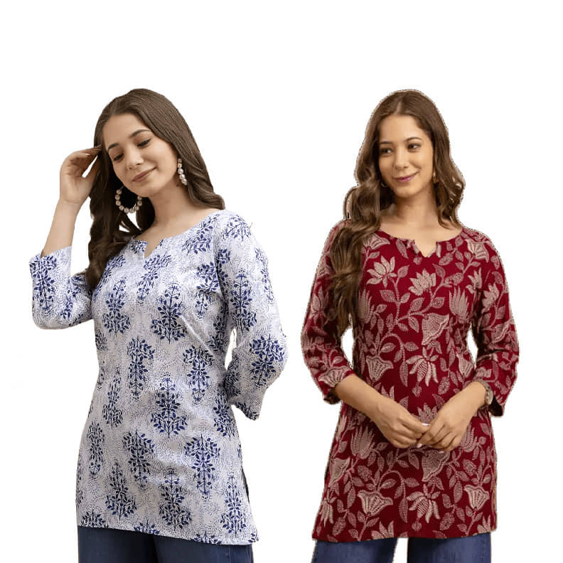 AK FASHION MALL Women Viscose Rayon Printed Straight Kurti ( Multicolor2 ) - Kurtis, Tunics | Buy online on ZillyBuy