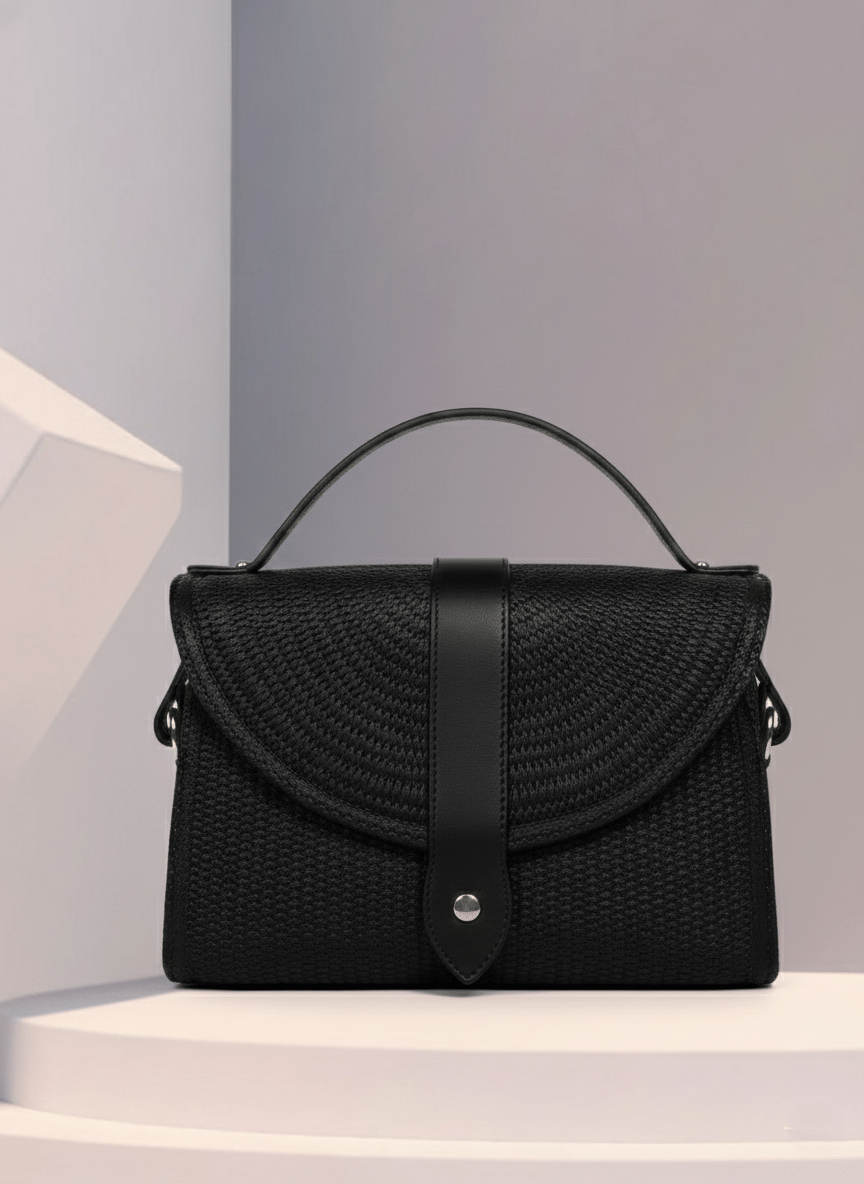 ENSAC Sling Bag Cotton Set of 1 ( Black ) - Handbags | Buy online on ZillyBuy