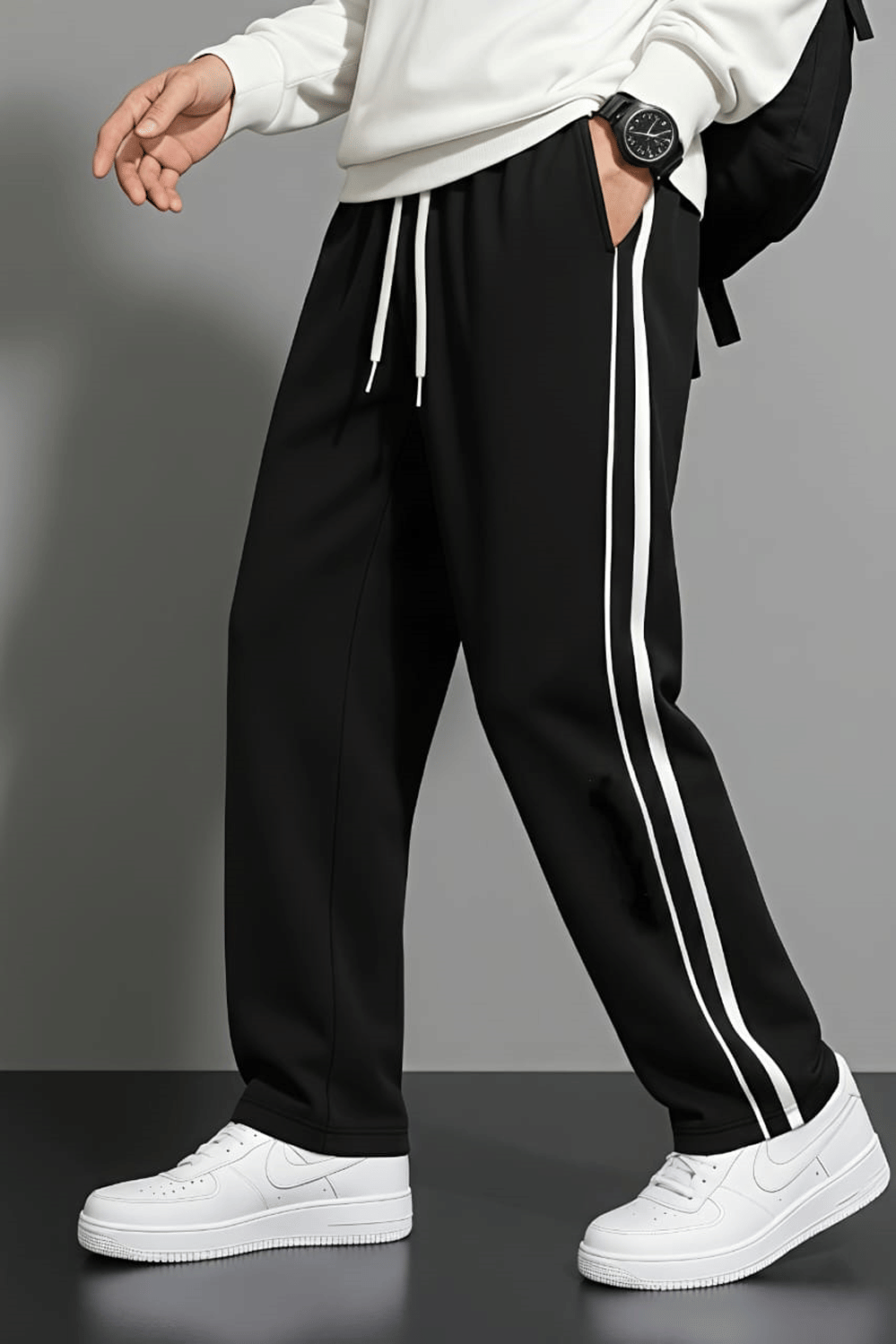 Forbro Black Cotton Blend Men's Sports Trackpants ( Pack of 1 ) - Track Pants | Buy online on ZillyBuy