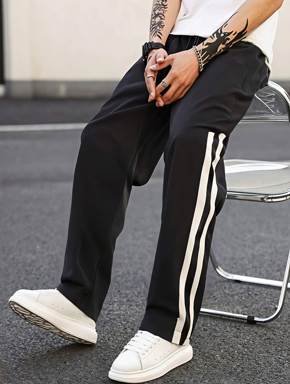 Forbro Black Polyester Men's Sports Trackpants ( Pack of 1 ) - Track Pants | Buy online on ZillyBuy