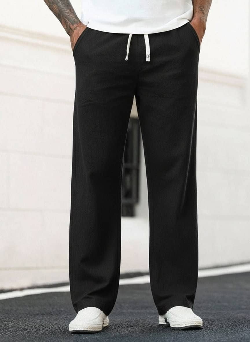 HARPITA Regular Men's Korean Pant - Black ( Pack of 1 ) - Trousers | Buy online on ZillyBuy