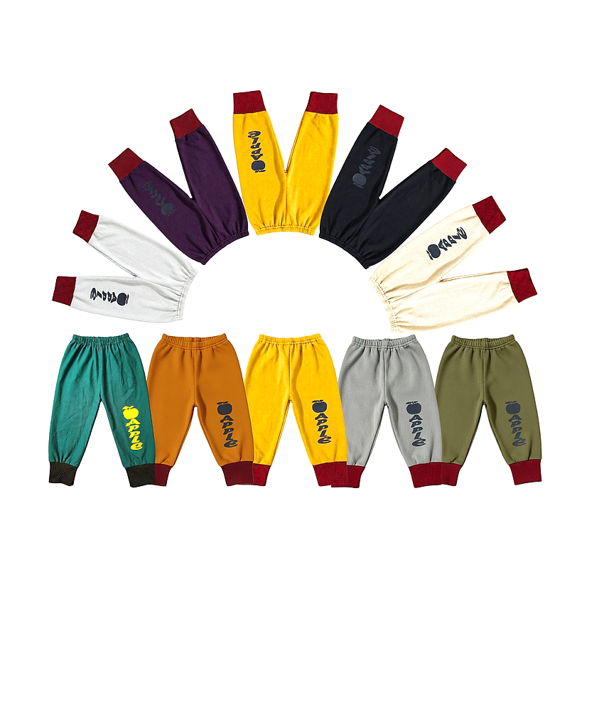 MATRIX ENTERPRISES Pack of 10 Baby Boys Cotton Blend Trackpant ( Multicolor ) - Track Pants | Buy online on ZillyBuy