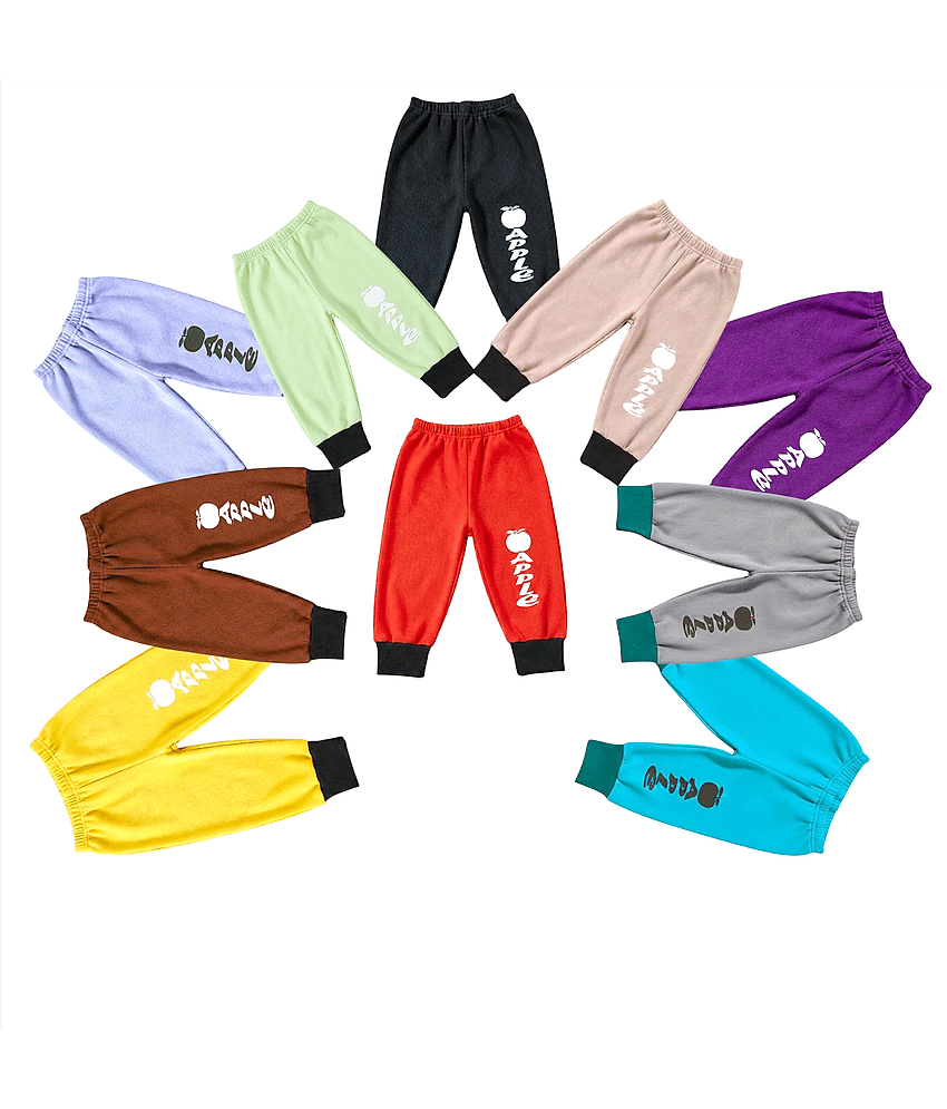MATRIX ENTERPRISES Pack of 10 Boys Cotton Blend Trackpant ( Multicolor ) - Track Pants | Buy online on ZillyBuy