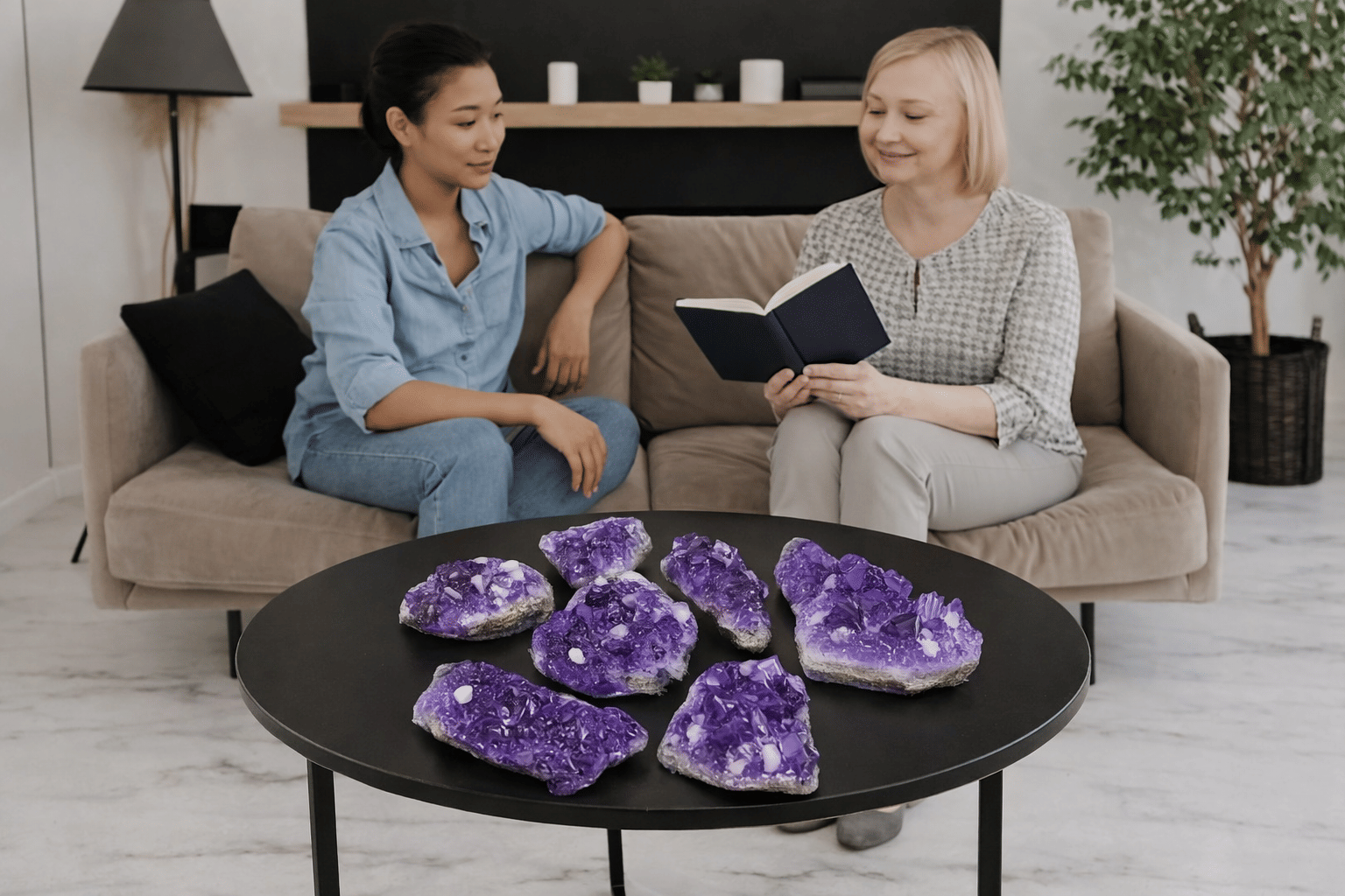 Natural Purple Amethyst Raw Crystal – Unpolished Healing Stone – 200 g