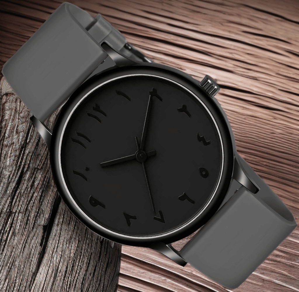Shivark Black Silicon Analog Men's Watch