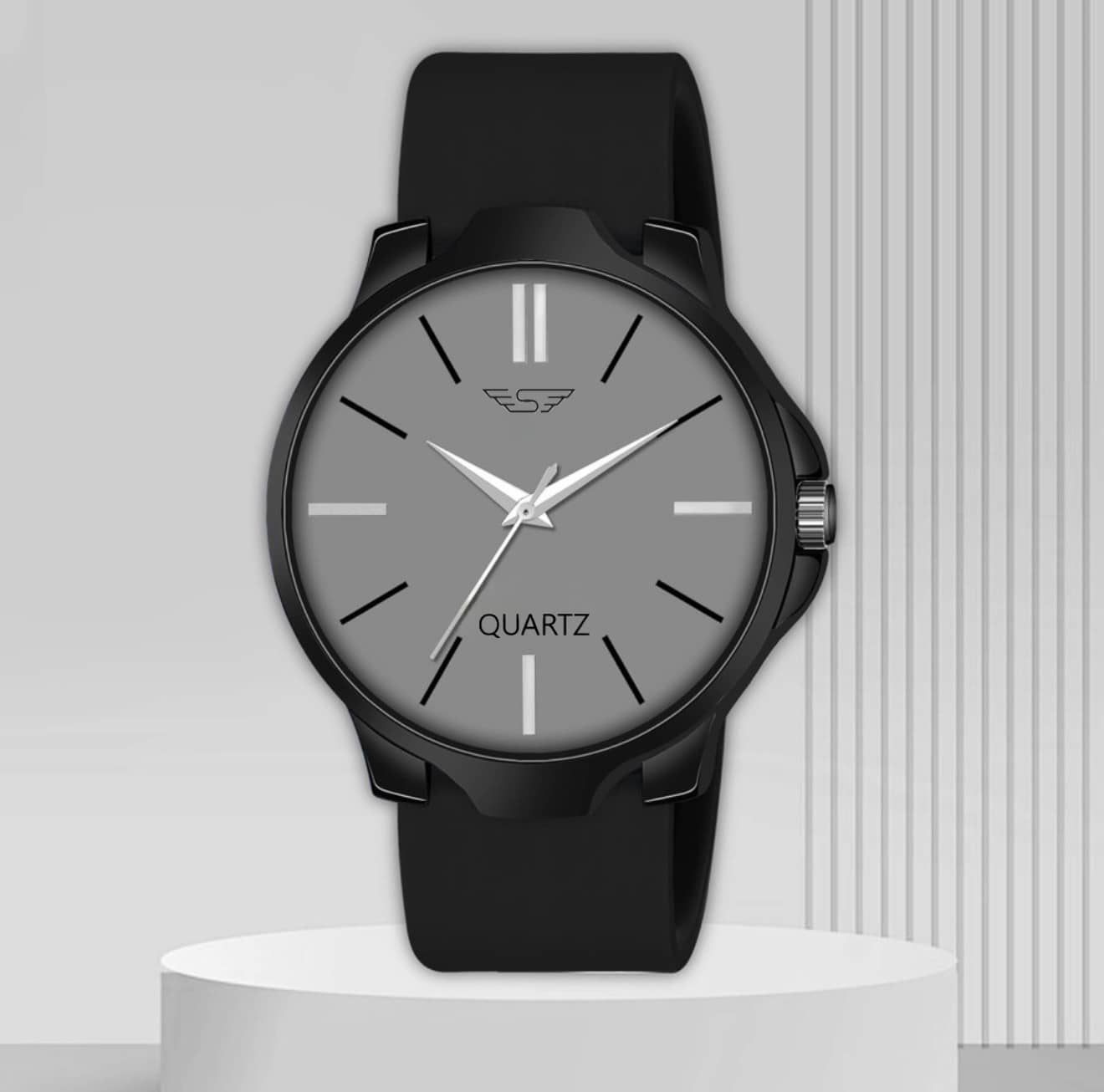 Shivark Green Silicon Analog Men's Watch