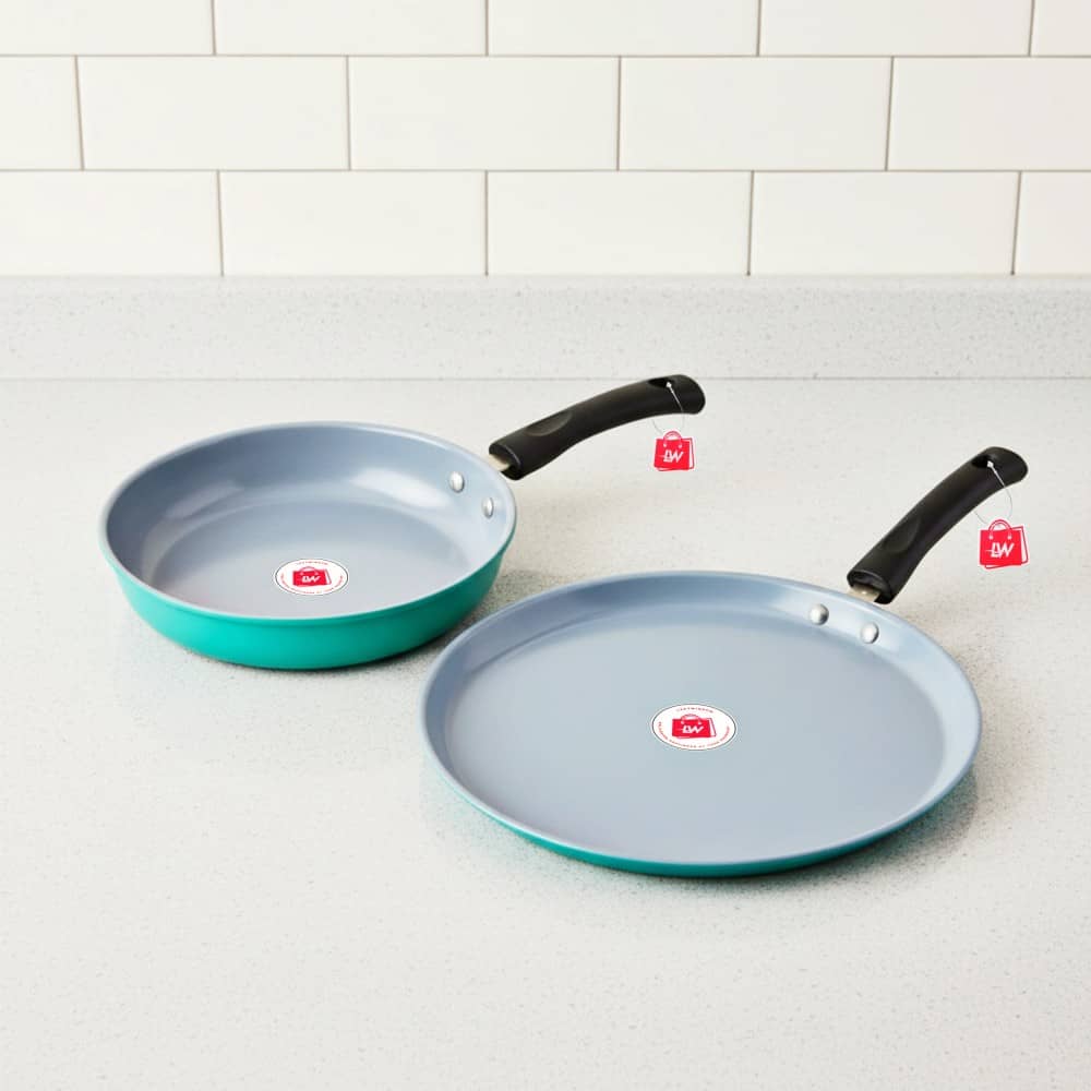 LAZYWINDOW Non Stick Iron Cookware Sets Fry Pan & Dosa Tawa - Cookware | Buy online on ZillyBuy