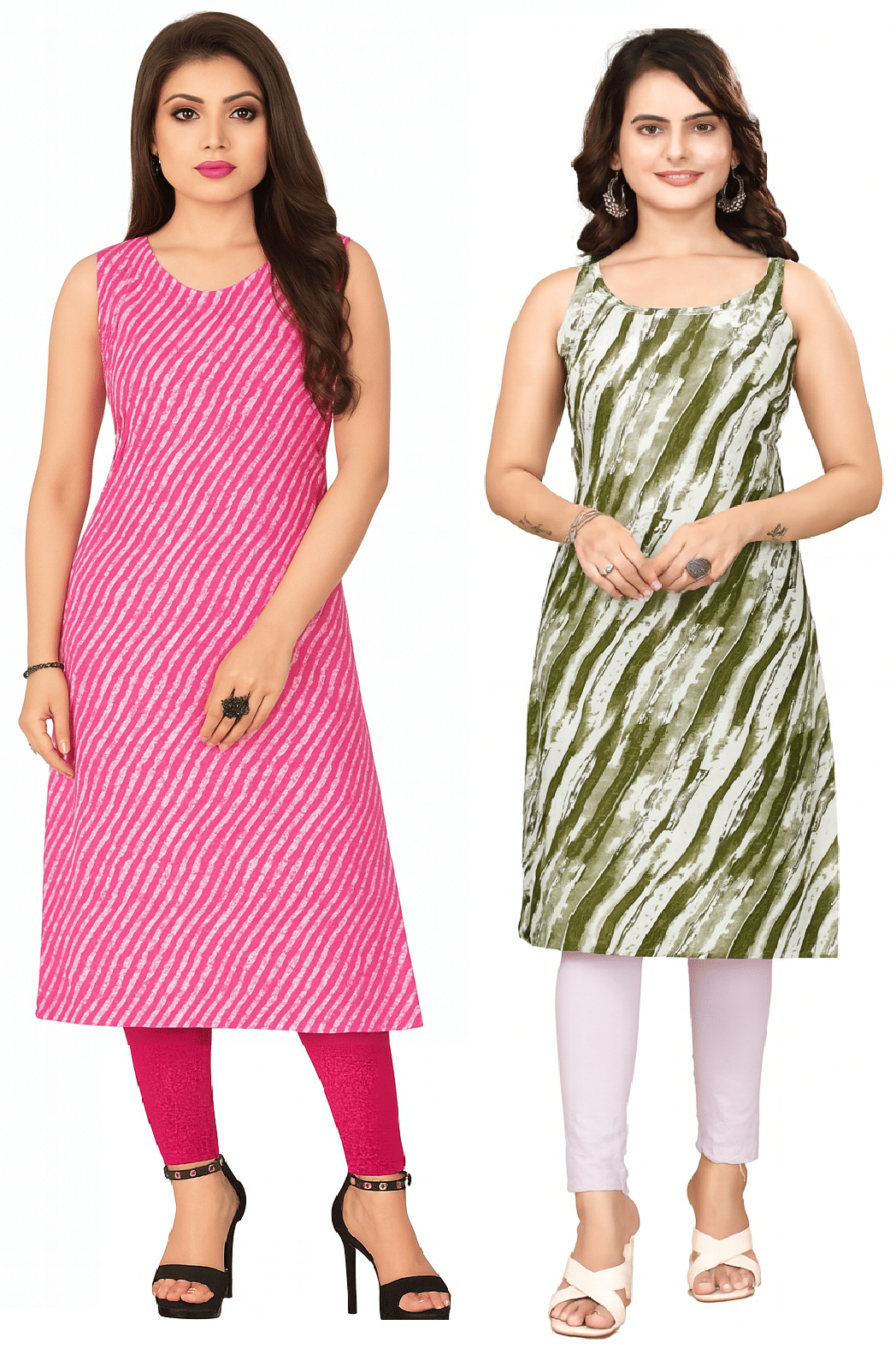 TATHASTU FASHION Women Crepe Printed Straight Kurti ( Multicoloured ) - Kurtis, Tunics | Buy online on ZillyBuy