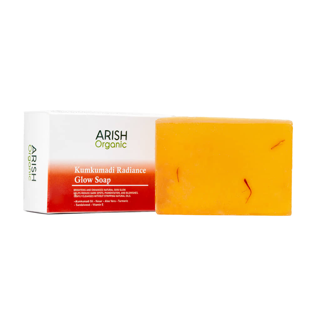ARISH BIO-NATURAL Skin Whitening Kumkumadi Radiance Glow Soap Soap for All Skin Type ( Pack of 1 )
