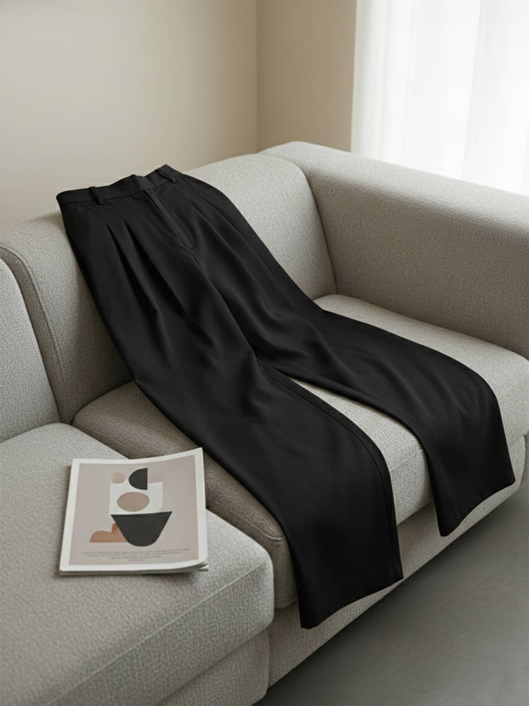 DTR FASHION Women Cotton Formal Trousers ( Black ) - Trousers | Buy online on ZillyBuy