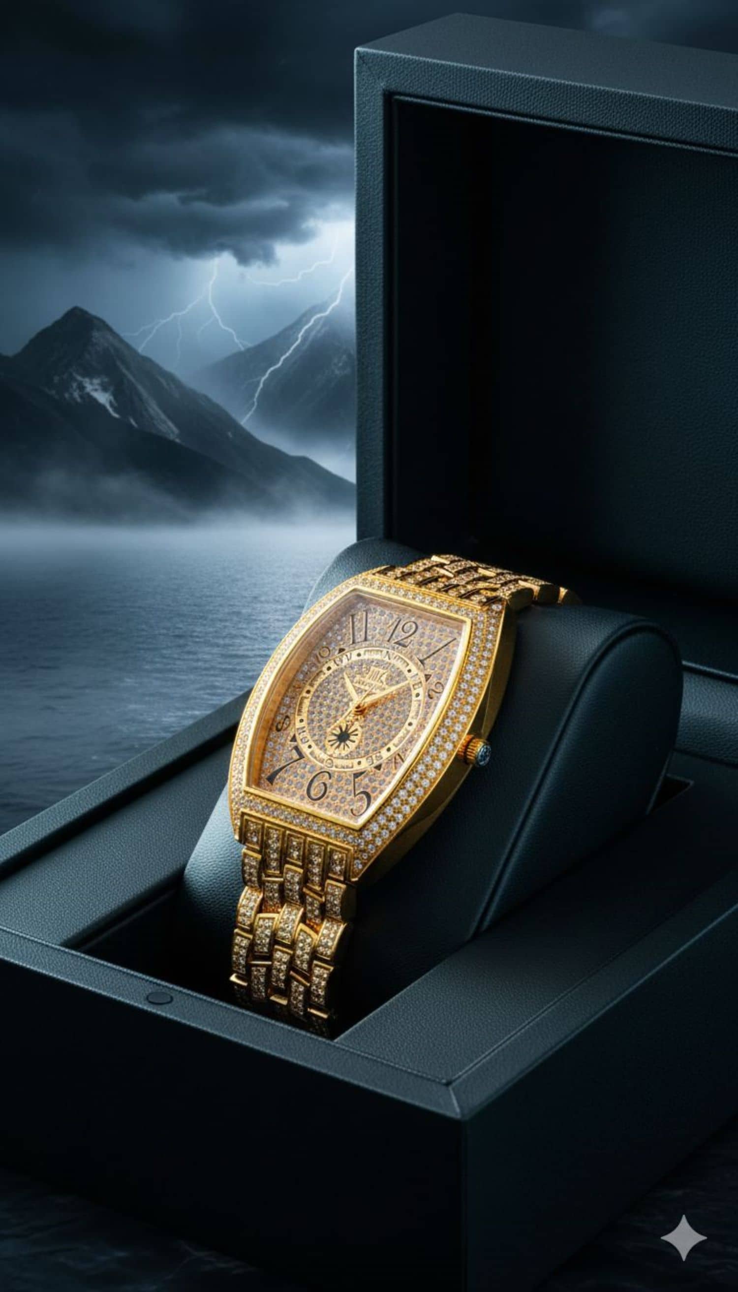 Fadiso Fashion Gold Stainless Steel Analog Men's Watch