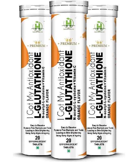 Healthy Nutrition L-Glutathione 600mg With Vitamin C for Glowing Skin | Dark Spots Effervescent Healthy Nutrition L-Glutathione 600mg With Vitamin C for Glowing Skin | Dark Spots Effervescent