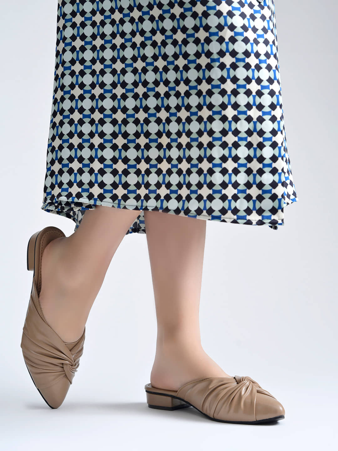 NZS Beige Women's Mules Heels - Heels | Buy online on ZillyBuy