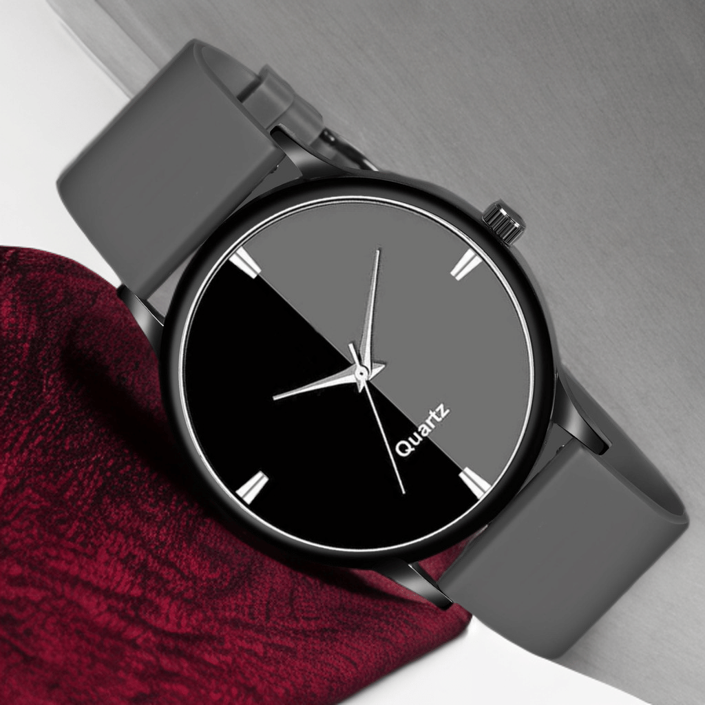 Shivark Black Silicon Analog Men's Watch