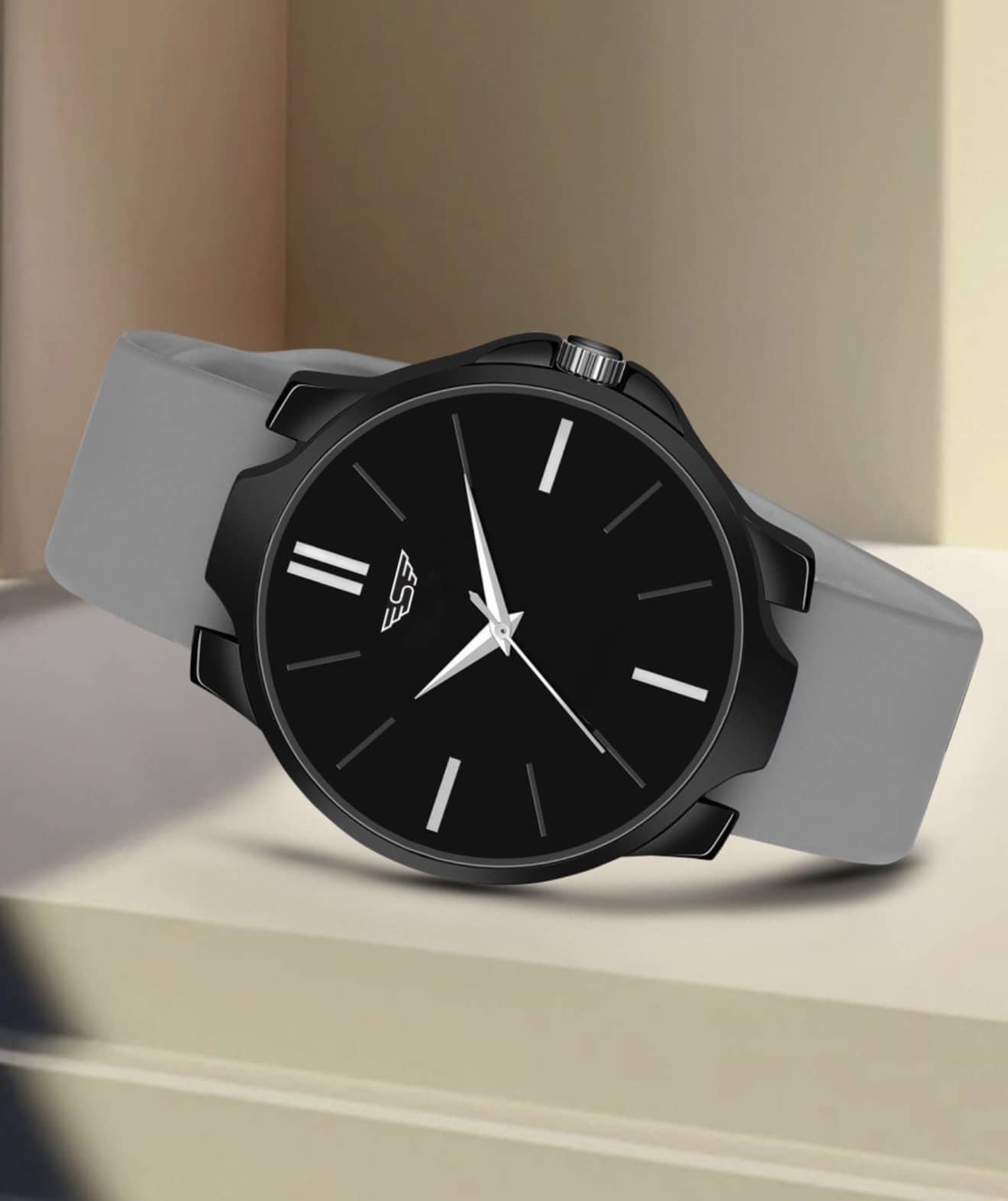 Shivark Green Silicon Analog Men's Watch
