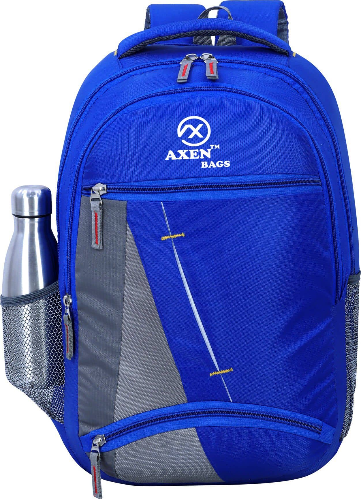 AXEN BAGS 30 Ltrs Polyester Backpack *For Men ( Blue ) - Handbags | Buy online on ZillyBuy