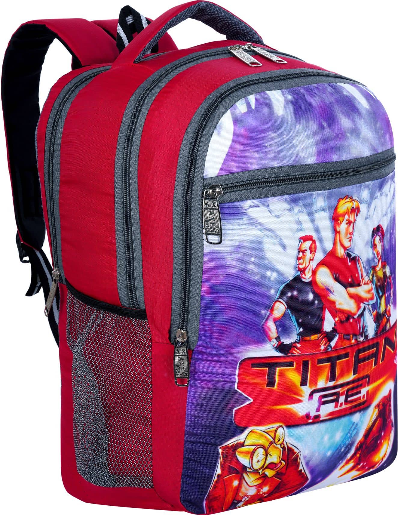 AXEN BAGS 30 Ltrs Polyester Backpack *For Men ( Red ) - Handbags | Buy online on ZillyBuy