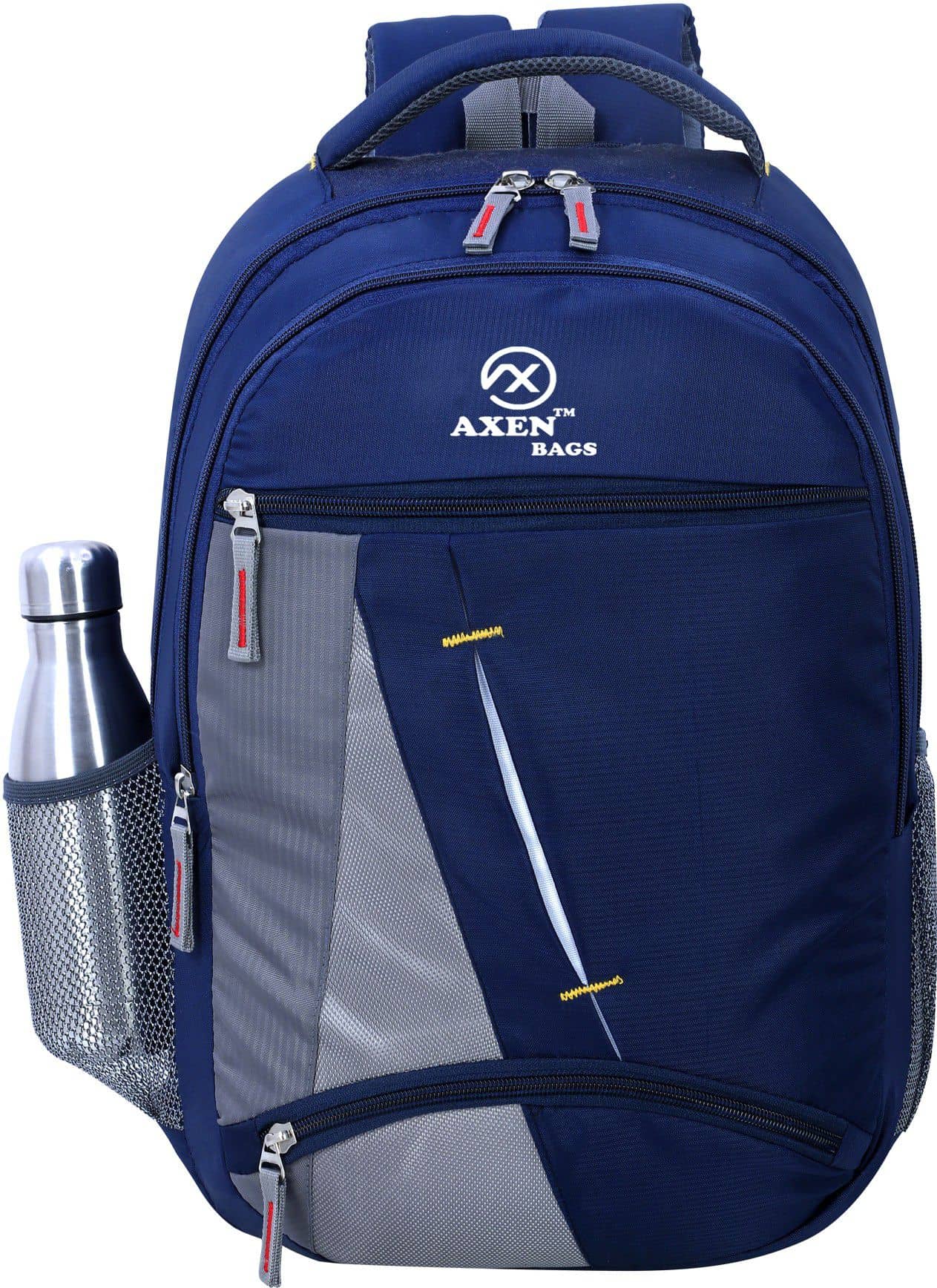 AXEN BAGS 30 Ltrs Polyester Backpack *For Men ( Blue ) - Handbags | Buy online on ZillyBuy