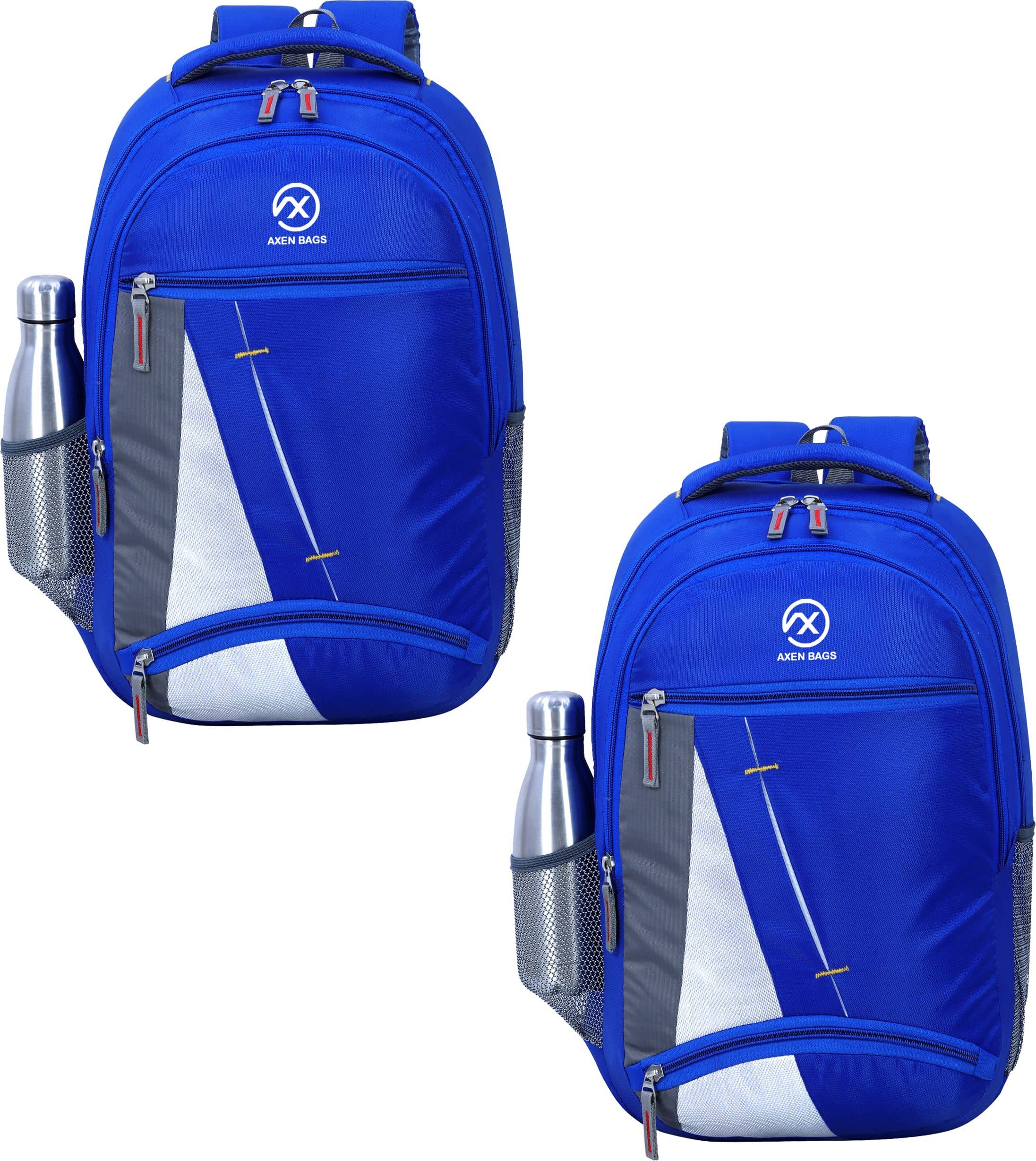 AXEN BAGS 35 Ltrs Polyester Backpack *For Men ( Blue ) - Handbags | Buy online on ZillyBuy