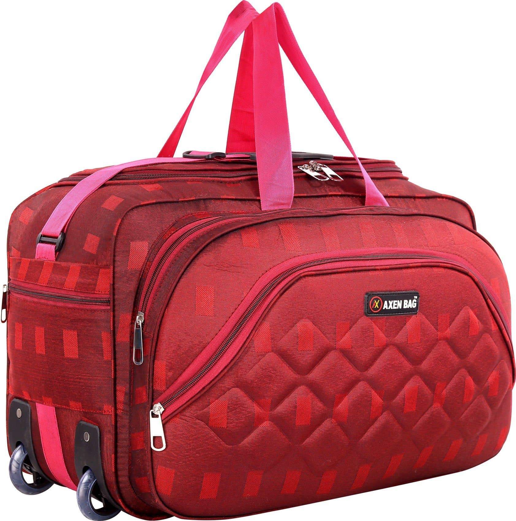 AXEN BAGS 45 Ltrs RED Polyester Duffle Bag