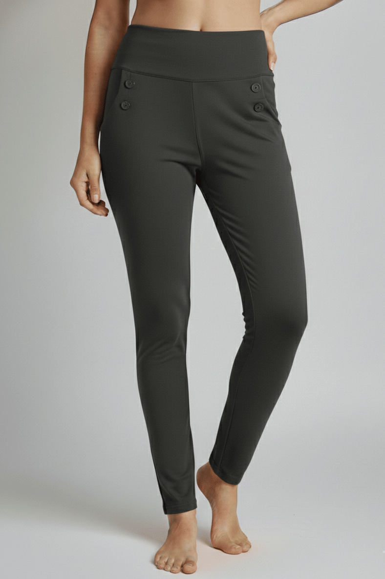 HeteShe Women Cotton Blend Regular Fit Jegging ( Dark Grey )