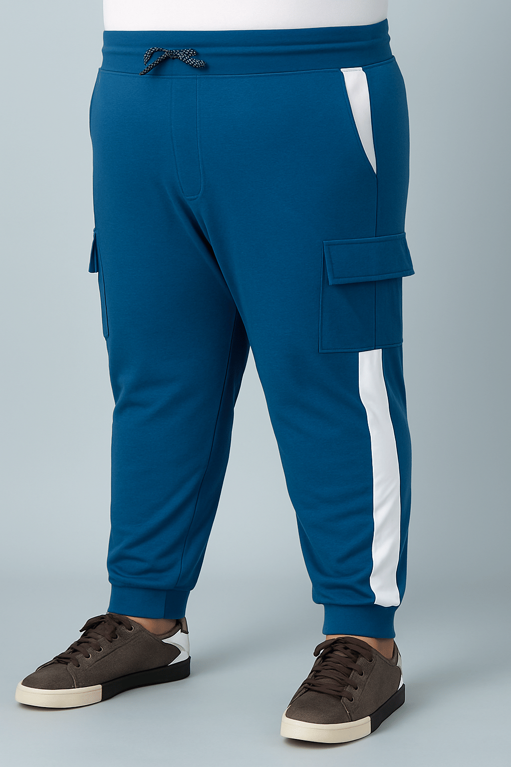 STYLE ACCORD Blue Lycra Men's Trackpants ( Pack of 1 ) - Track Pants | Buy online on ZillyBuy