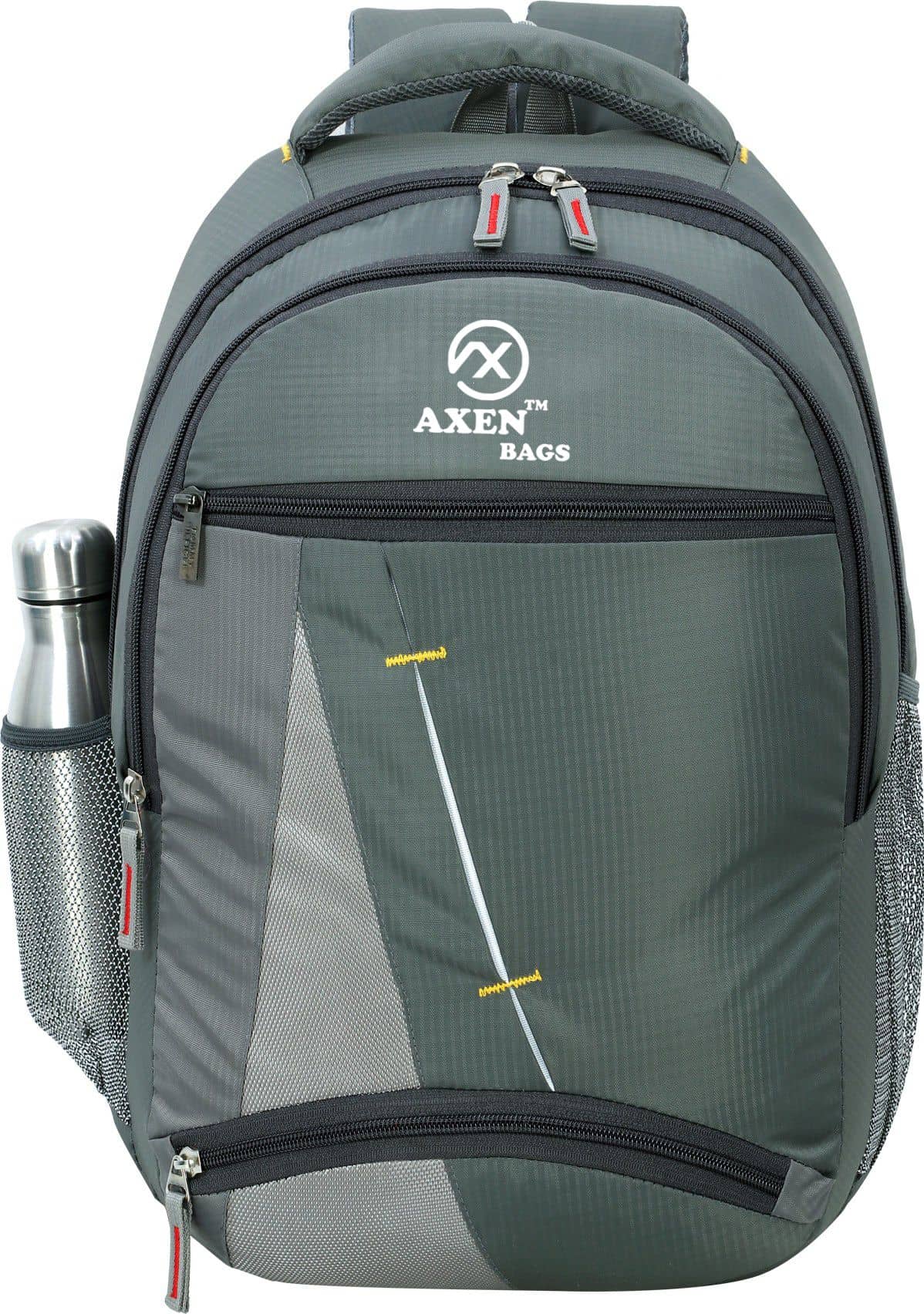 AXEN BAGS 30 Ltrs Polyester Backpack *For Men ( Grey ) - Handbags | Buy online on ZillyBuy