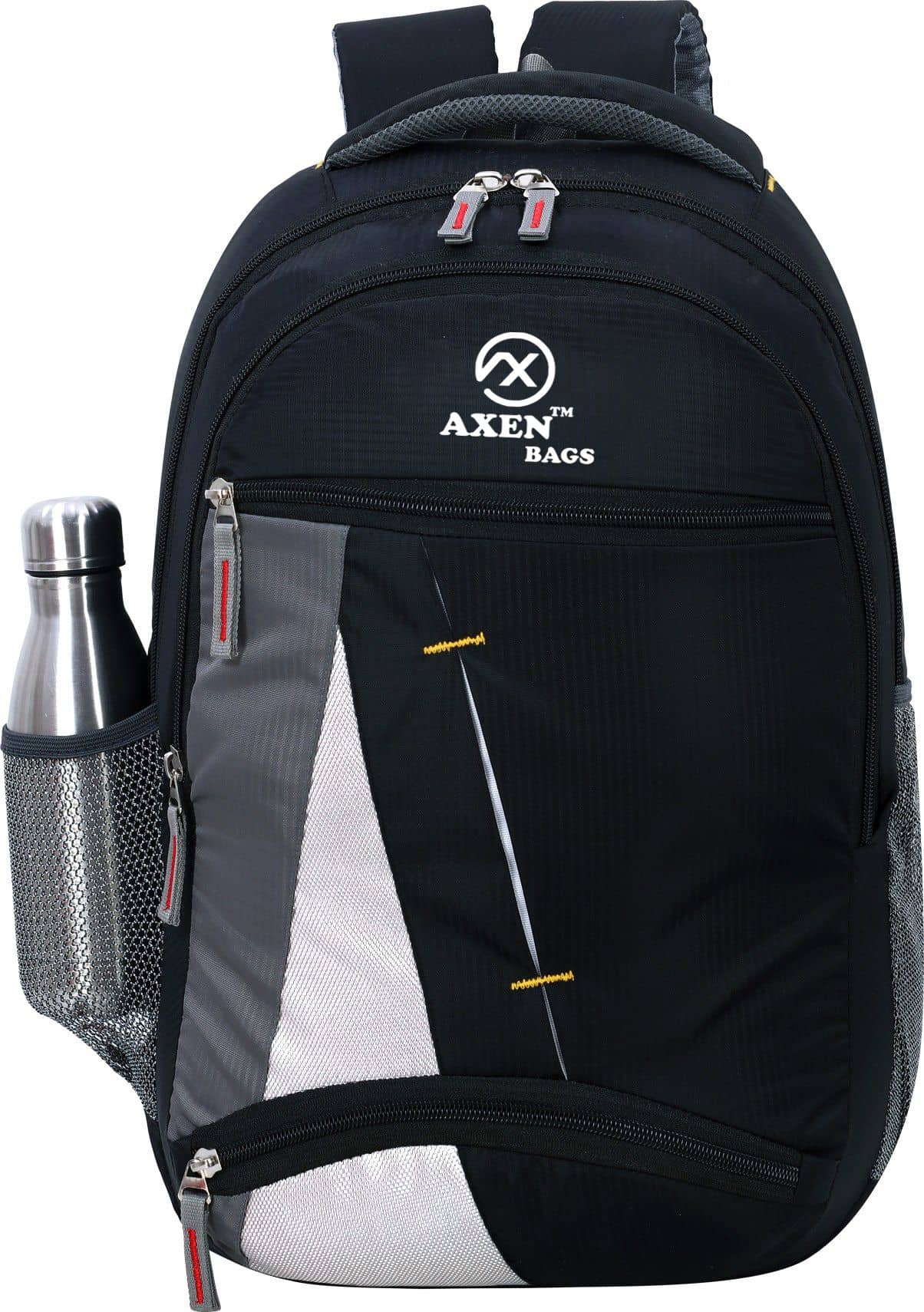 AXEN BAGS 30 Ltrs Polyester Backpack *For Men ( Black ) - Handbags | Buy online on ZillyBuy
