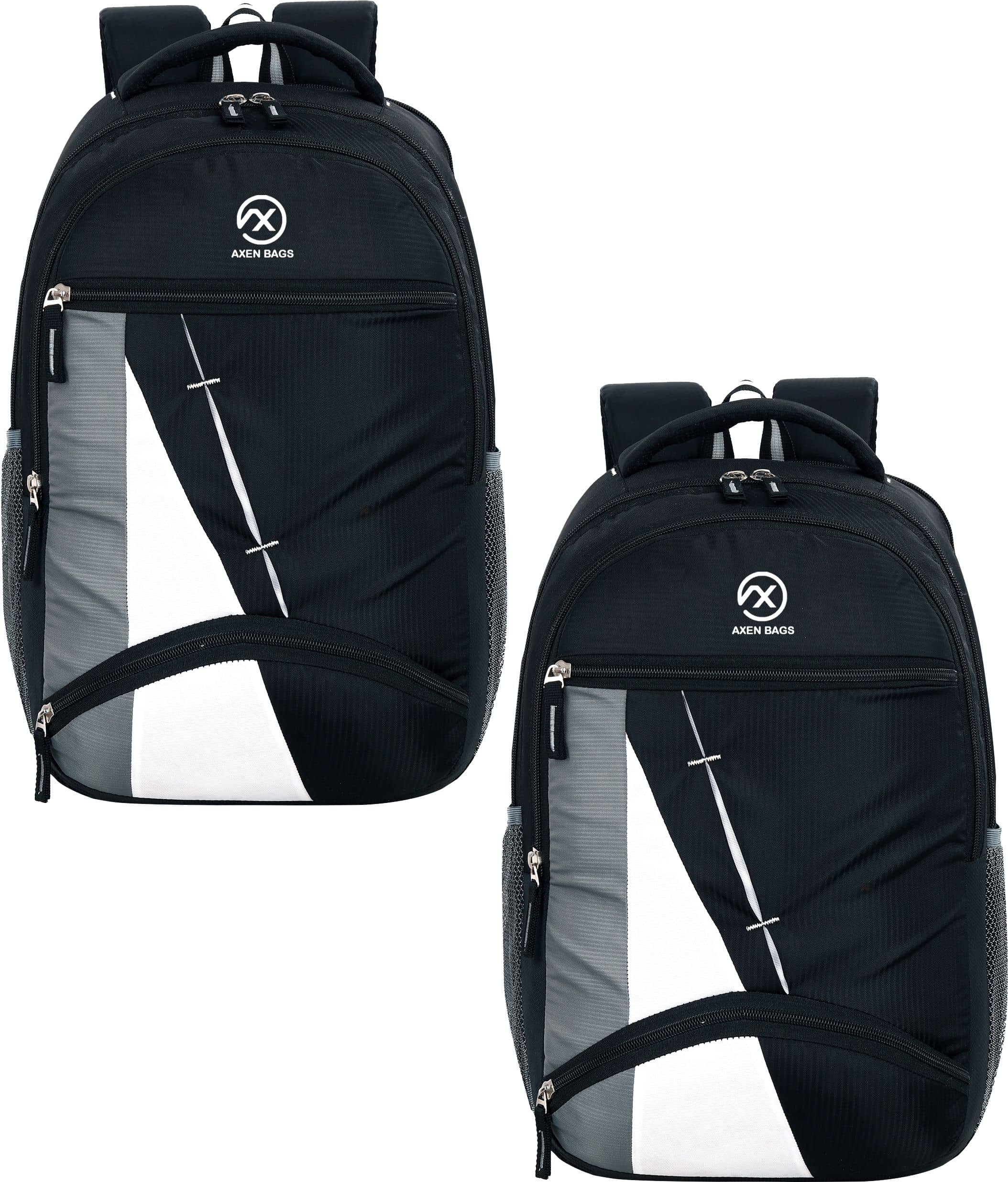 AXEN BAGS 35 Ltrs Polyester Backpack *For Men ( Black ) - Handbags | Buy online on ZillyBuy