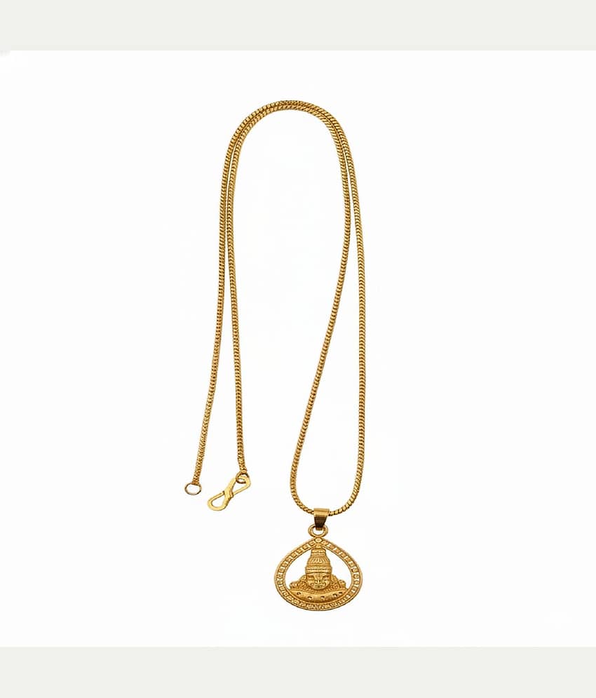 Charms Gold Religious Pendant With Chain ( Pack of 1 ) - Jewellery Sets | Buy online on ZillyBuy