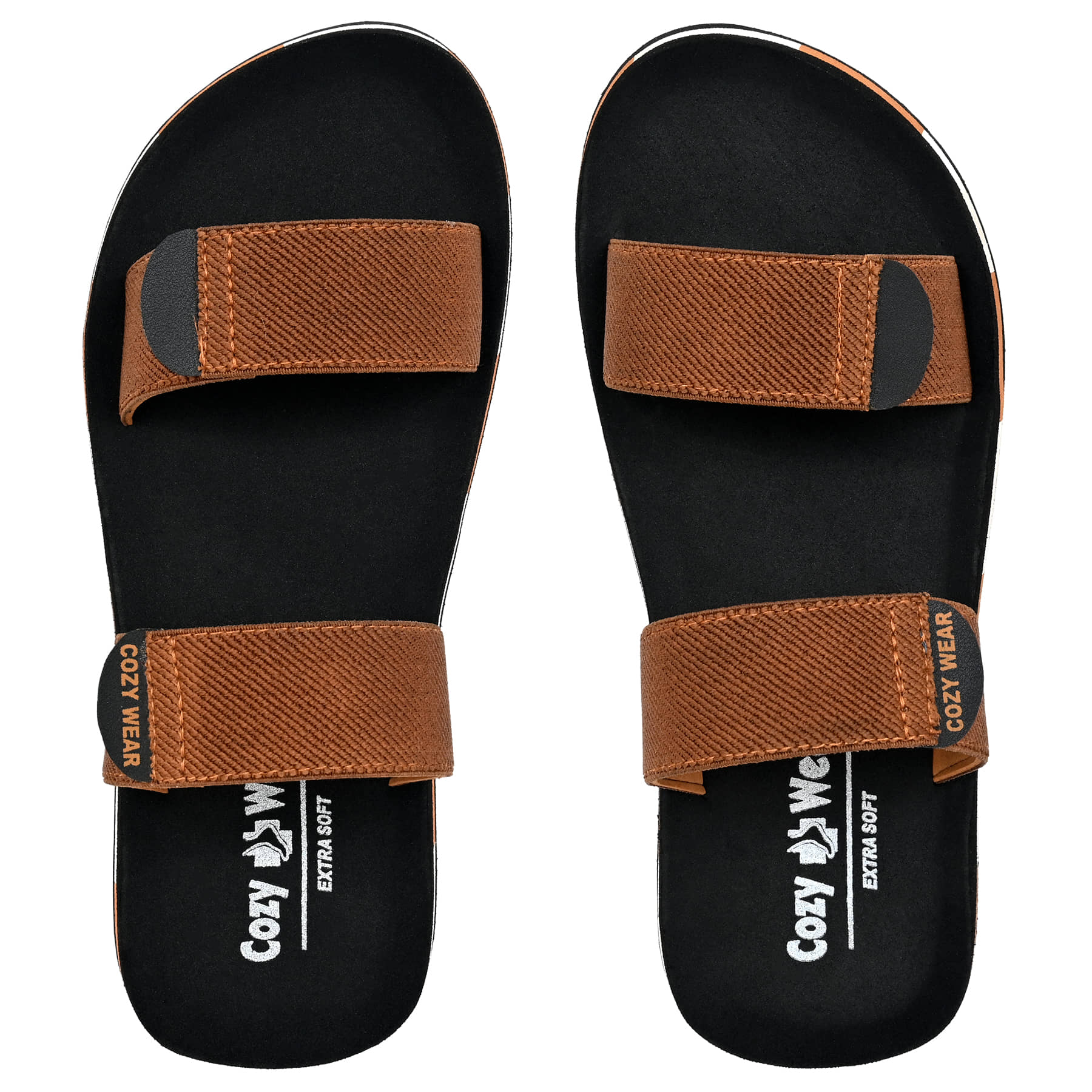 Cozy Wear Tan Men's Thong Flip Flop