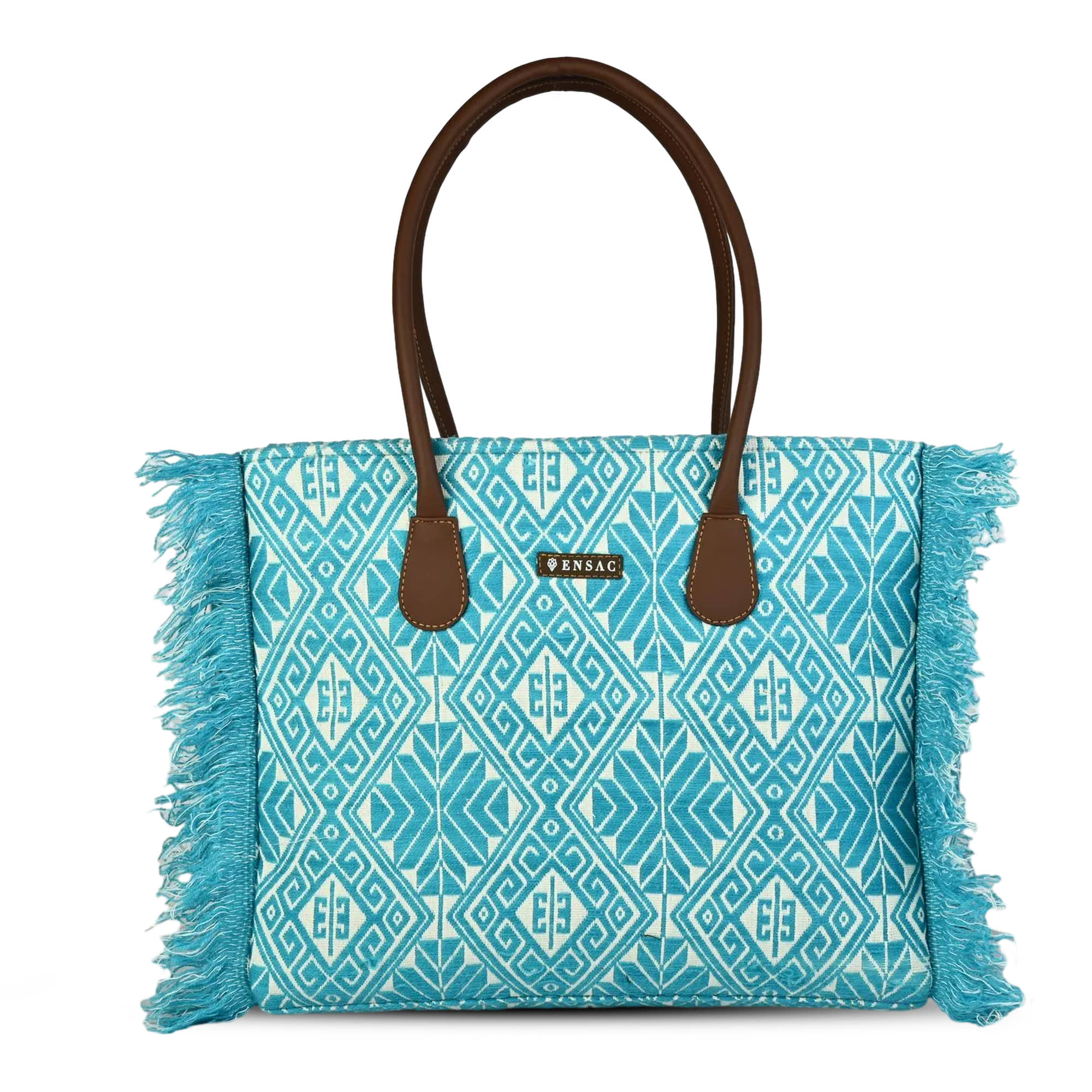 ENSAC Tote Bag Fabric Set of 1 ( Blue ) - Handbags | Buy online on ZillyBuy