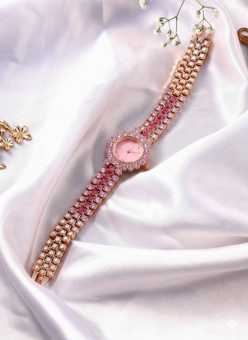 Renaissance Traders Gold Metal Analog Womens Watch