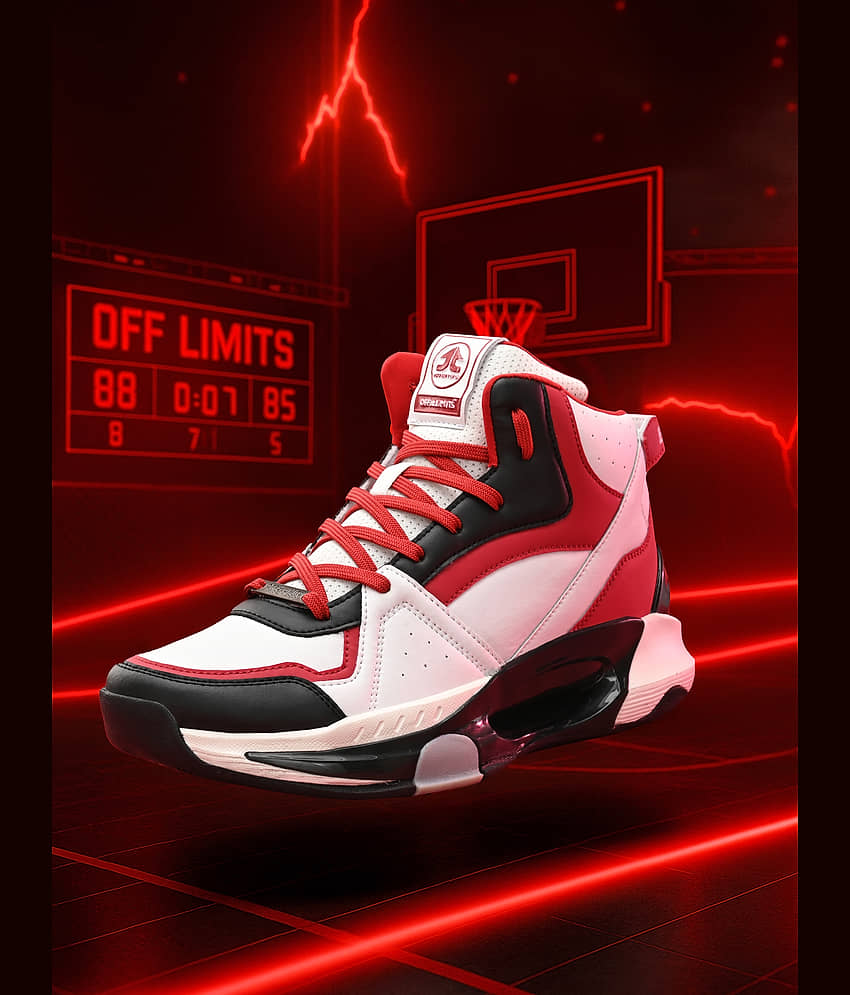 OFF LIMITS BASELINE 23 Red Basketball Shoes - Sports Shoes | Buy online on ZillyBuy