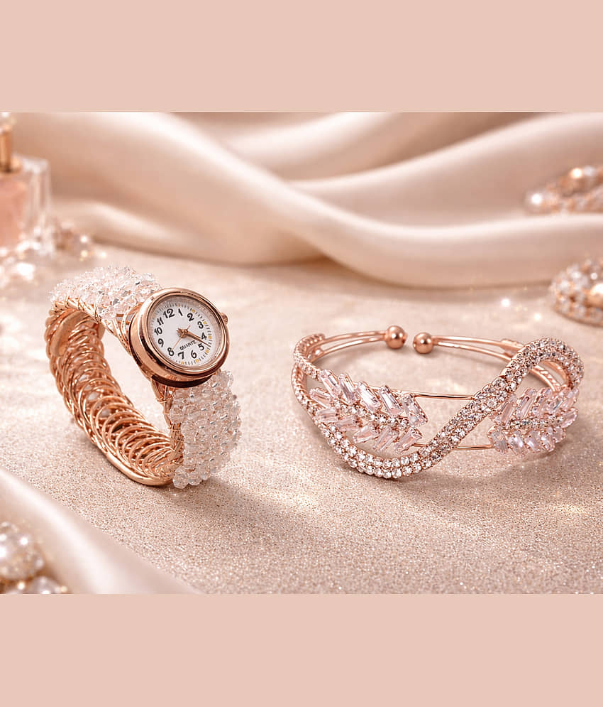 shankhraj mall Rose Gold Bracelet ( Pack of 2 ) - Bangles & Bracelets | Buy online on ZillyBuy
