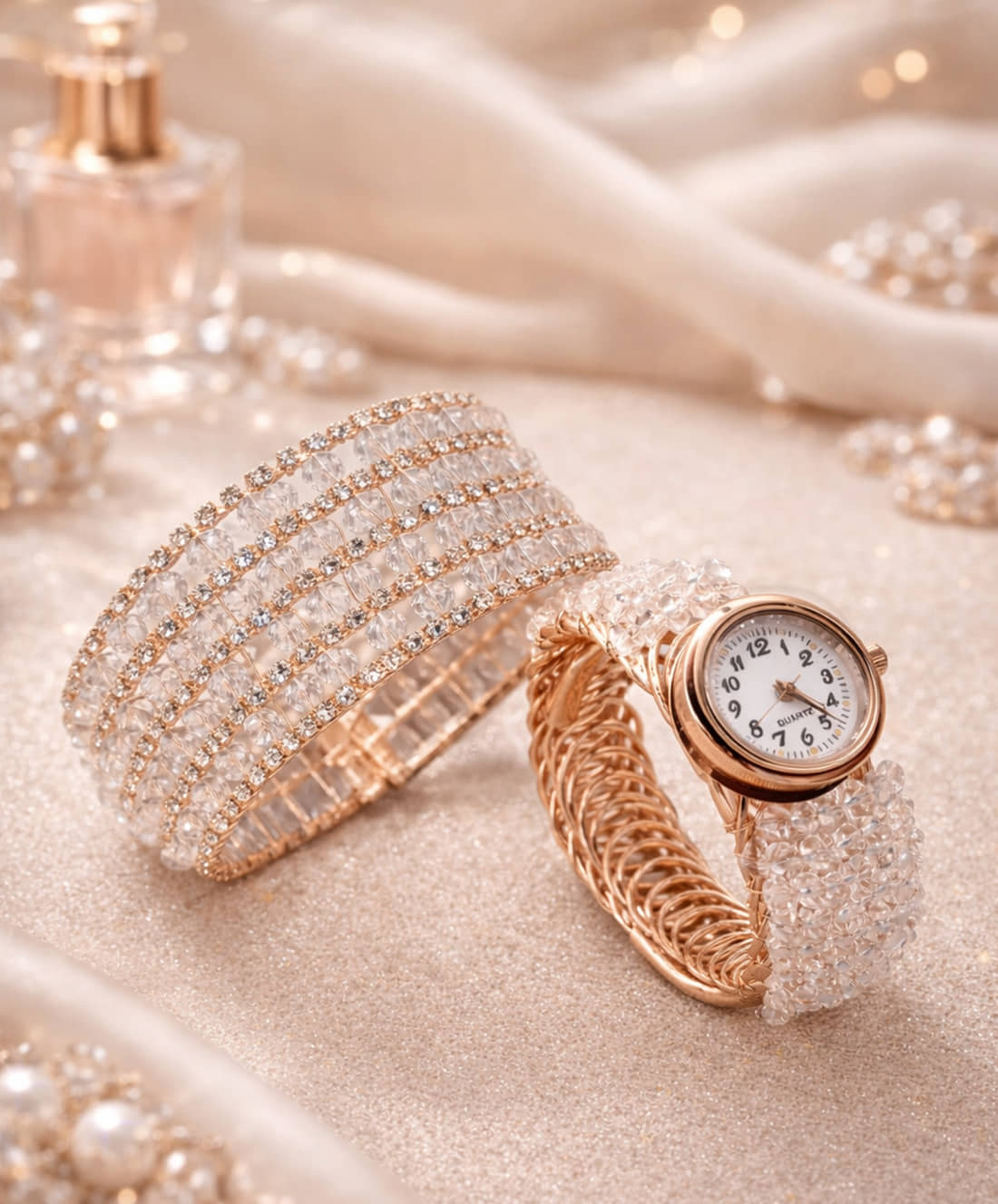 shankhraj mall Rose Gold Bracelet ( Pack of 2 ) - Bangles & Bracelets | Buy online on ZillyBuy