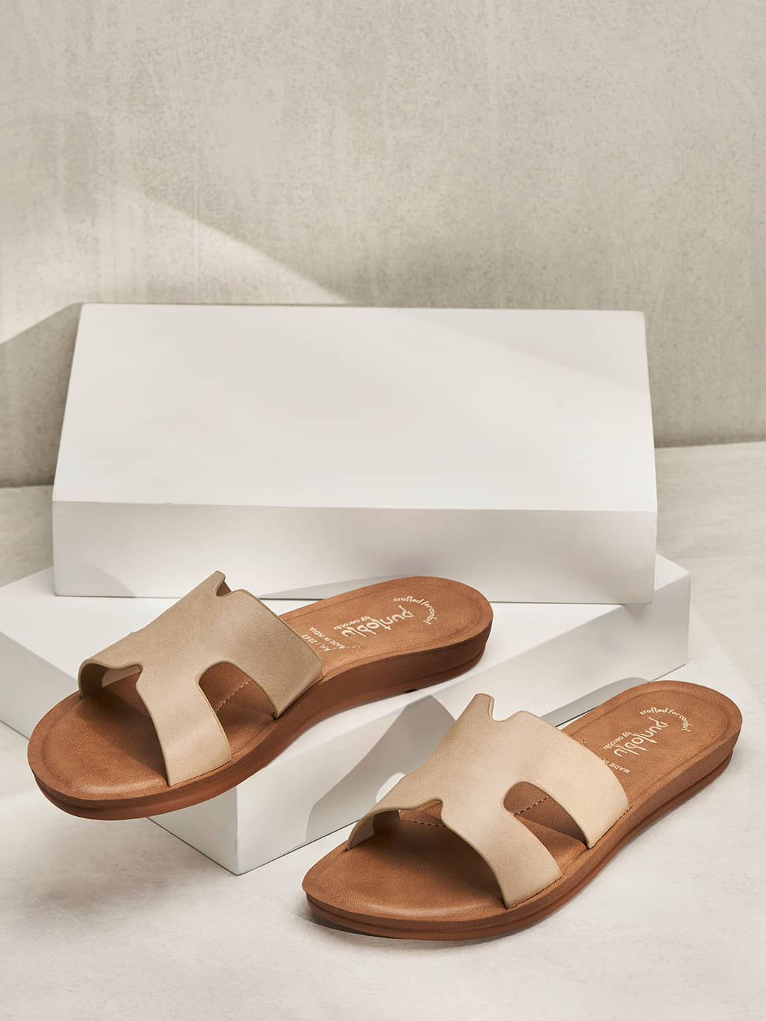 Puntoblu Beige Women's Slipper