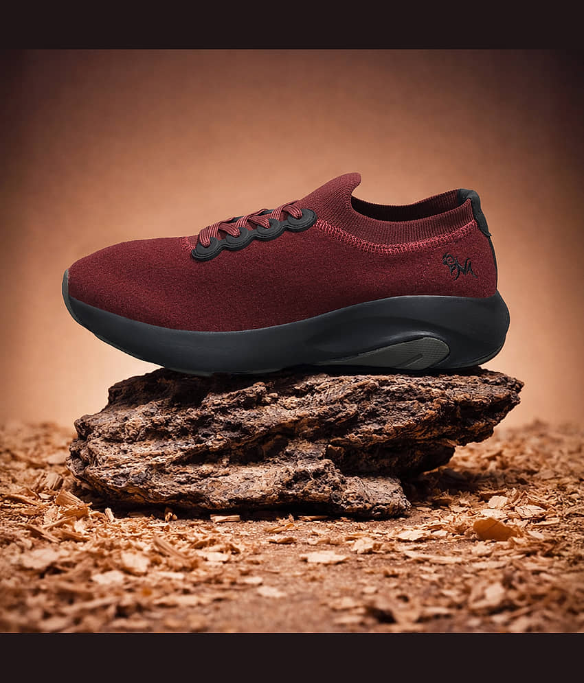 Neemans Maroon Men's Sports Running Shoes - Sports Shoes | Buy online on ZillyBuy