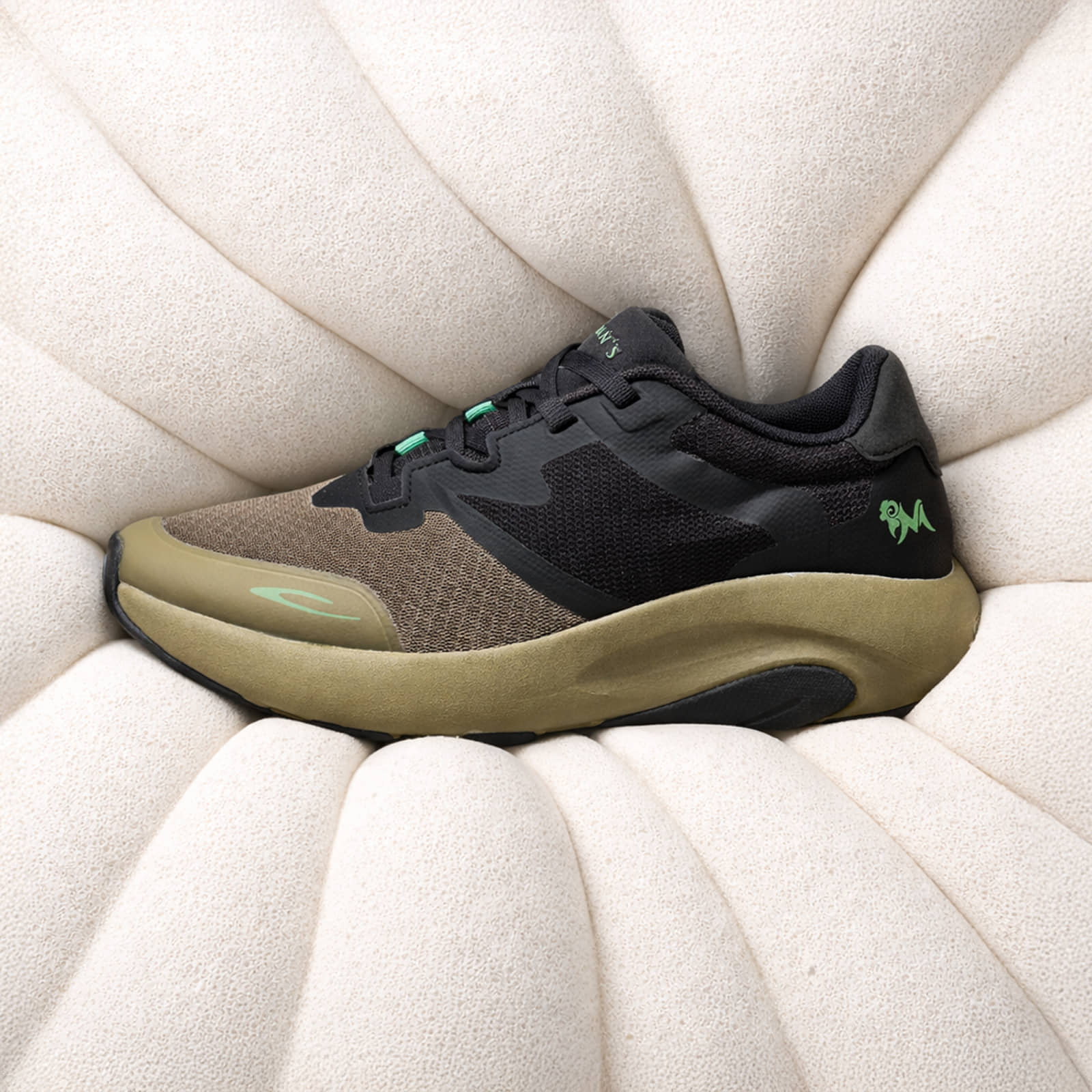 Neemans Olive Men's Sports Running Shoes - Sports Shoes | Buy online on ZillyBuy